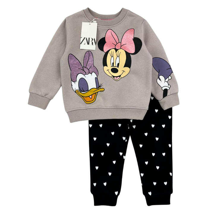 CONJUNTO SUDADERA MINNIE MOUSE LILA