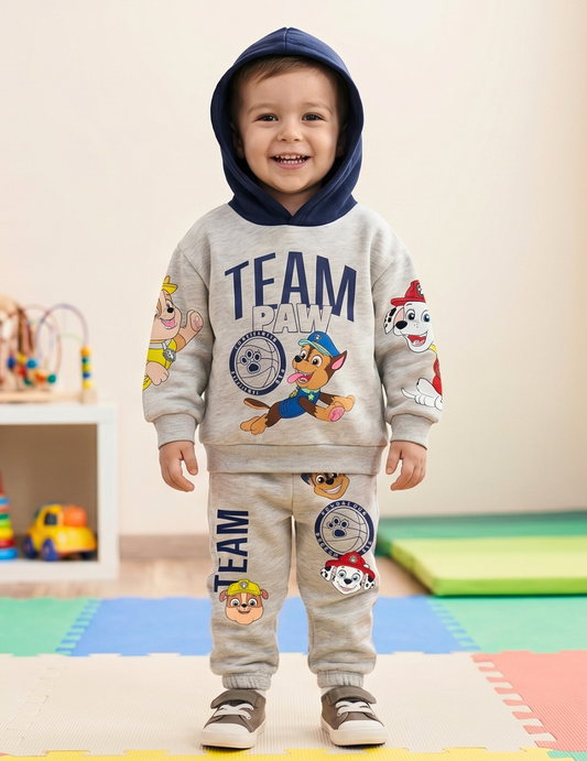 CONJUNTO SUDADERA PAW PATROL GRIS