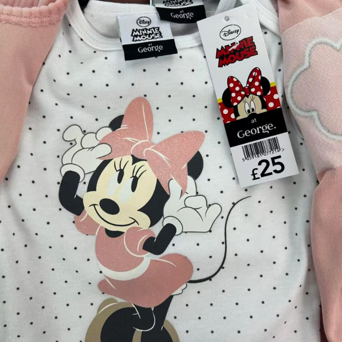 CONJUNTO IMPORTADO MINNIE MOUSE 5 PIEZAS ROSA