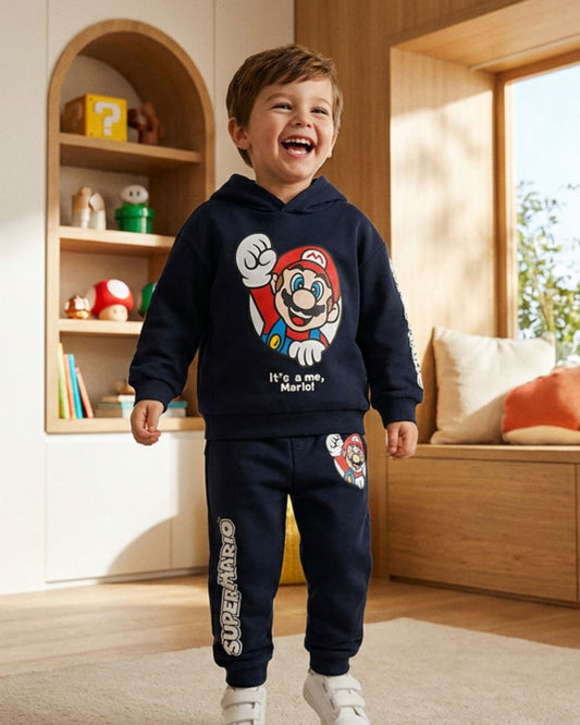 CONJUNTO SUDADERA MARIO NEGRA
