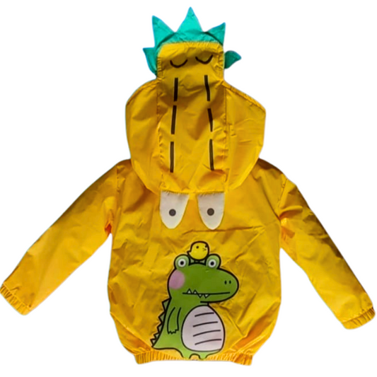 CHAQUETA IMPERMEABLE COCODRILO AMARILLA