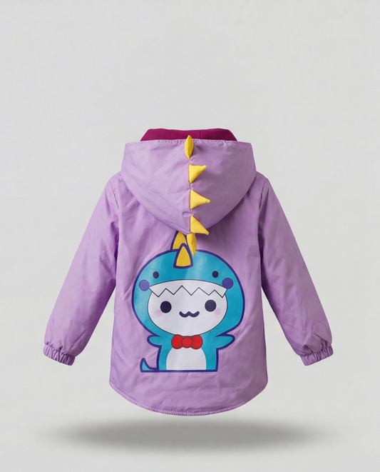CHAQUETA IMPERMEABLE DINO LILA