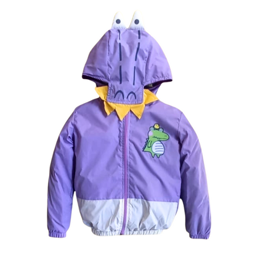 CHAQUETA IMPERMEABLE COCODRILO LILA