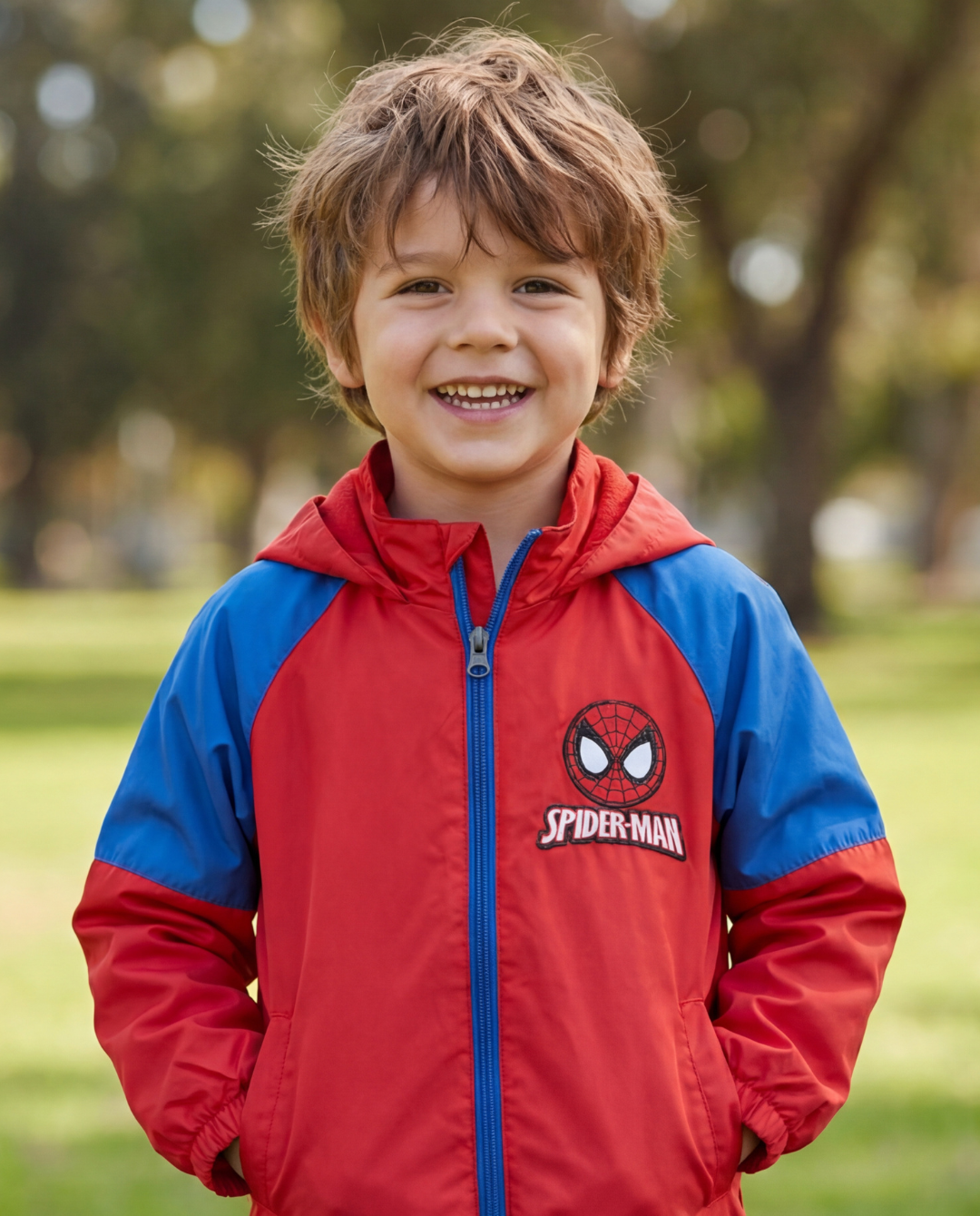CHAQUETA IMPERMEABLE SPIDERMAN