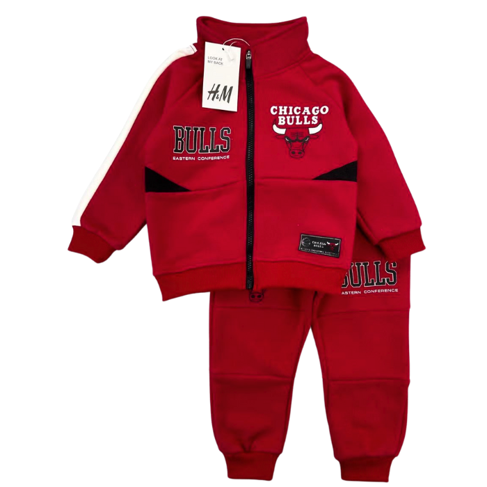 CONJUNTO SUDADERA CHICAGO BULLS ROJA