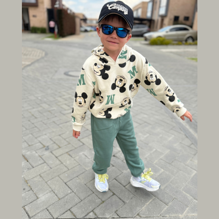 CONJUNTO SUDADERA MICKEY PANTALON VERDE