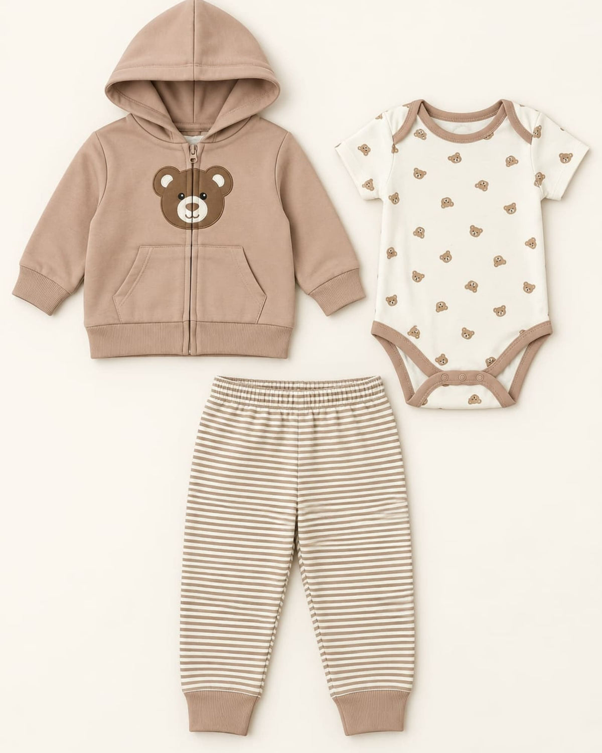 CONJUNTO IMPORTADO OSITO 3 PIEZAS