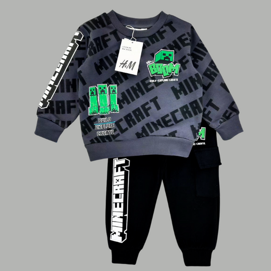 CONJUNTO SUDADERA MINECRAFT