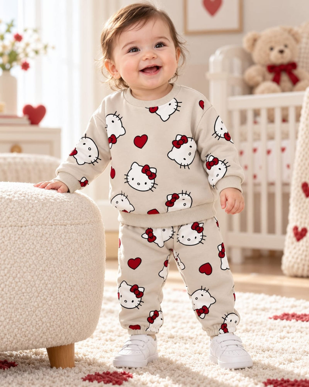SUDADERA 2 PIEZAS PANTALON Y BUSO HELLO KITTY