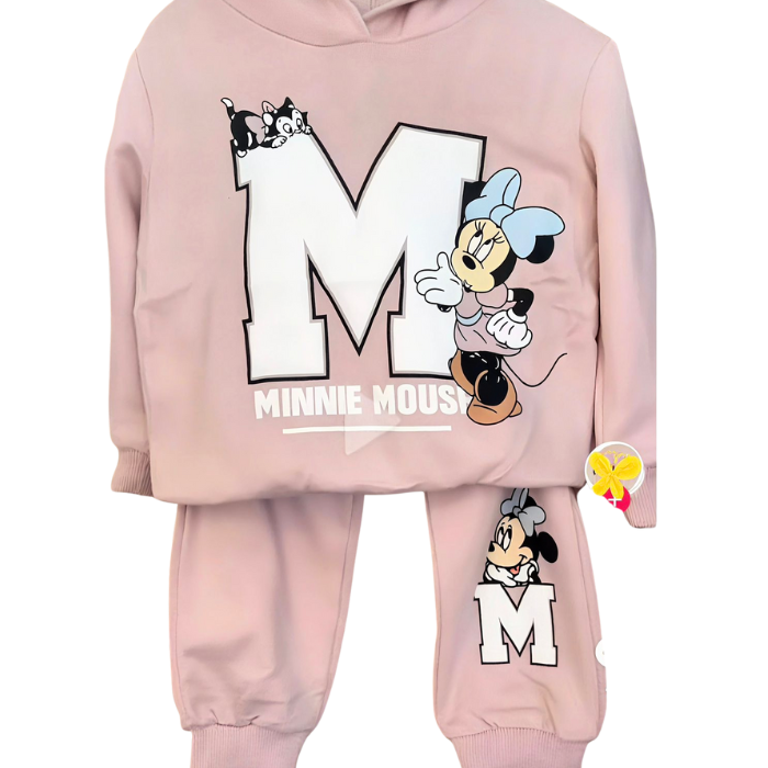 CONJUNTO SUDADERA MINNIE ROSA CLARA