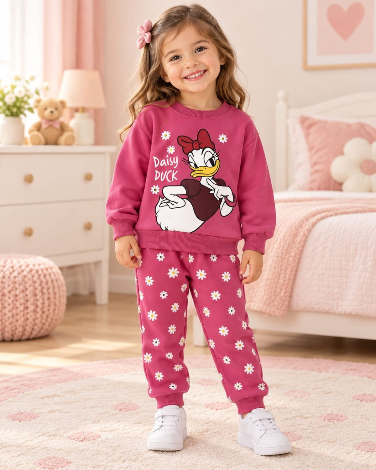 CONJUNTO SUDADERA DAISY FUCSIA