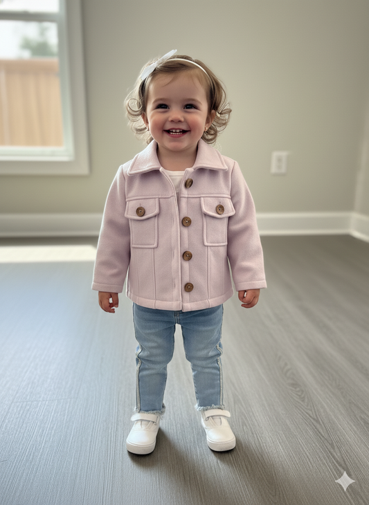 CONJUNTO 3 PIEZAS GABAN JEAN Y BLUSA