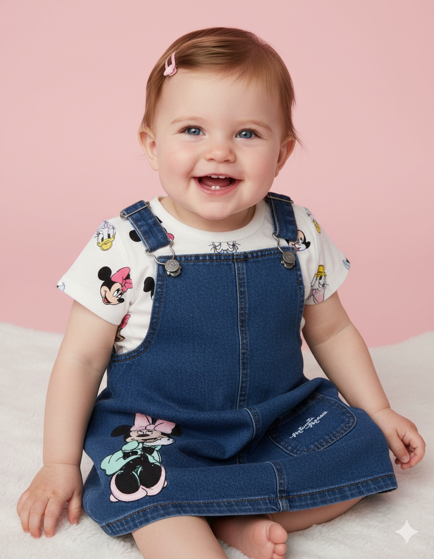 CONJUNTO IMPORTADO 2 PIEZAS BATA MINNIE