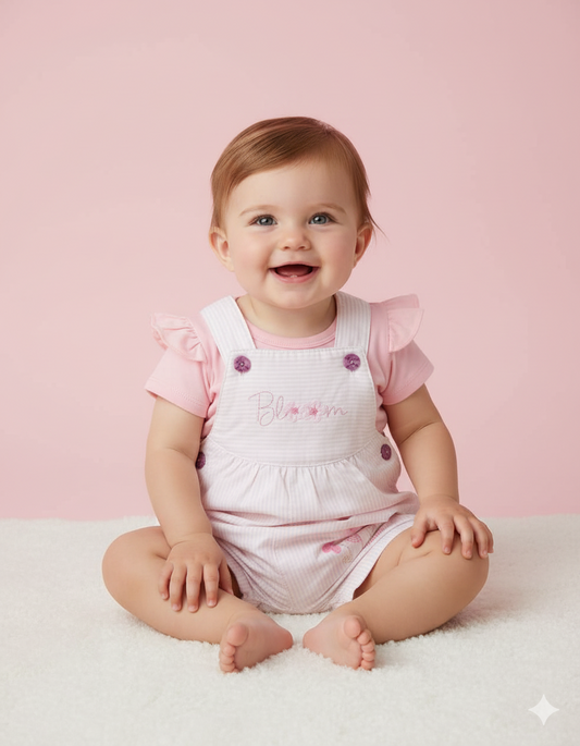 CONJUNTO 2 PIEZAS BLUSA + OVEROL BLOOM