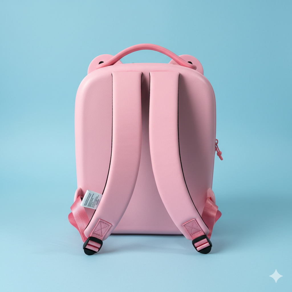 KIT X2 MALETA RIGIDA + LONCHERA + PINES ROSADA