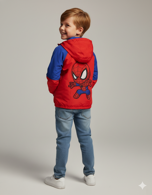 CHAQUETA IMPERMEABLE SPIDERMAN