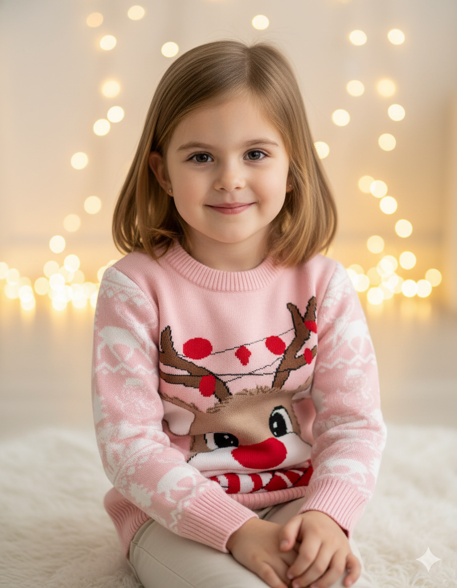 SACO NAVIDEÑO ROSADO RENO