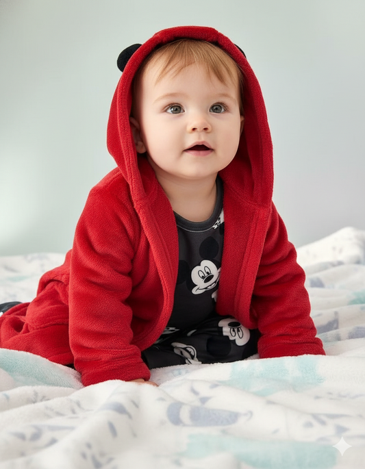 PIJAMA IMPORTADA 3 PIEZAS MICKEY MOUSE