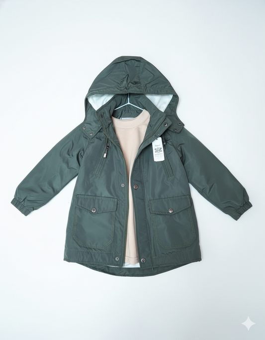 CHAQUETA IMPERMEABLE VERDE