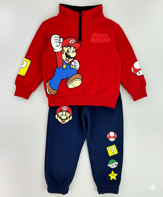 CONJUNTO SUDADERA MARIO BROS