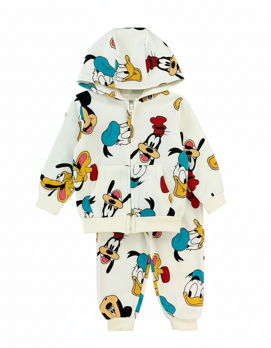 CONJUNTO SUDADERA GOOFI Y DONALD CREMALLERA