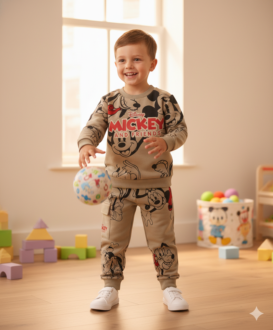 CONJUNTO SUDADERA MICKEY CAFE