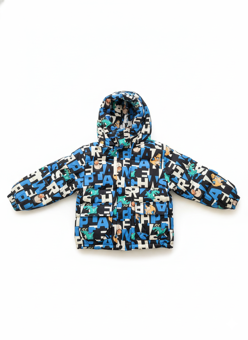 CHAQUETA IMPORTADA DINO AZUL