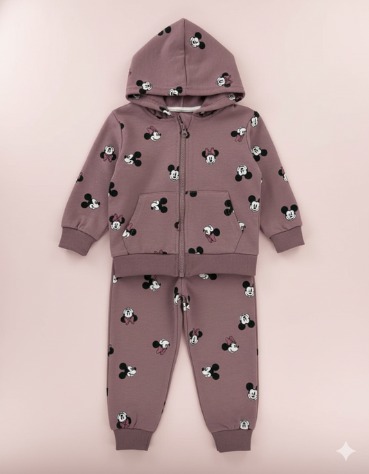 CONJUNTO SUDADERA MINNIE MOUSE MORA