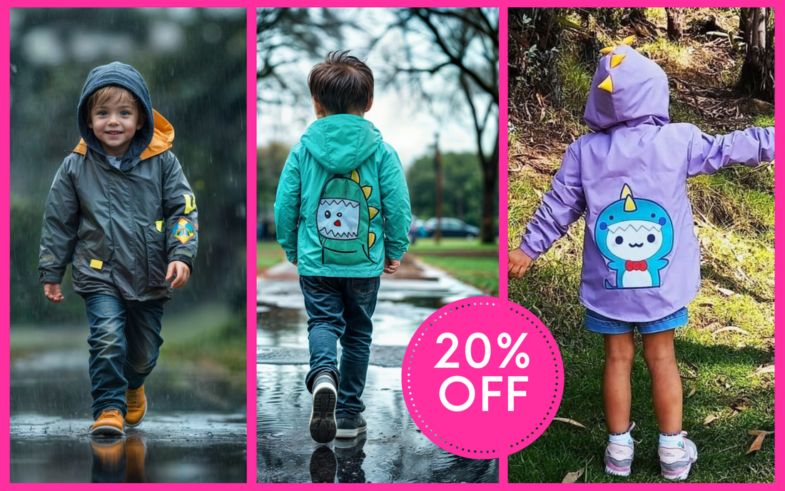 Chaquetas impermeables para niños y niña