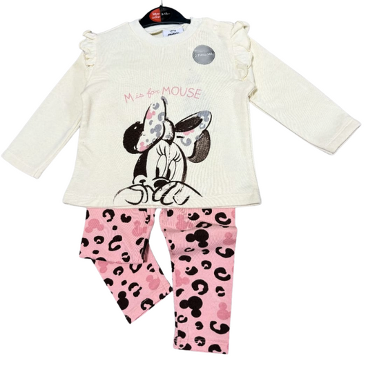 CONJUNTO IMPORTADO DISNEY BUZO + LEGGINGS MINNIE PRINT