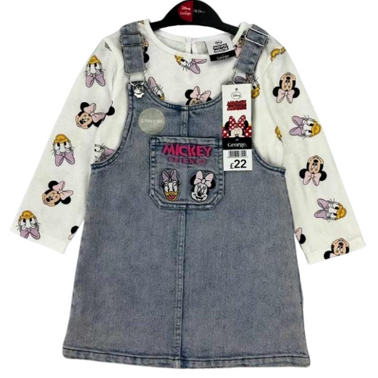CONJUNTO IMPORTADO MINNIE MOUSE BRAGA JEAN
