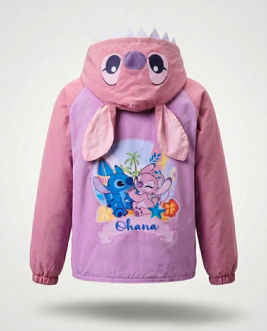 CHAQUETA IMPERMEABLE ANGELA Y STITCH