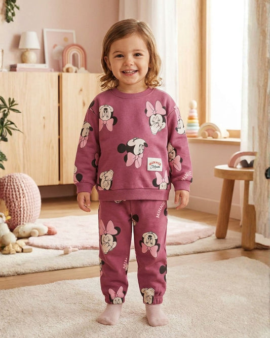 CONJUNTO SUDADERA MINNIE MORA