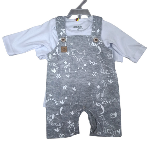 CONJUNTO IMPORTADO 2 PIEZAS OVEROL DINOS
