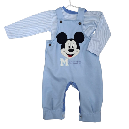 CONJUNTO IMPORTADO OVEROL MICKEY AZUL