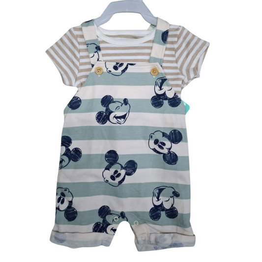 CONJUNTO IMPORTADO 2 PIEZAS OVEROL MICKEY
