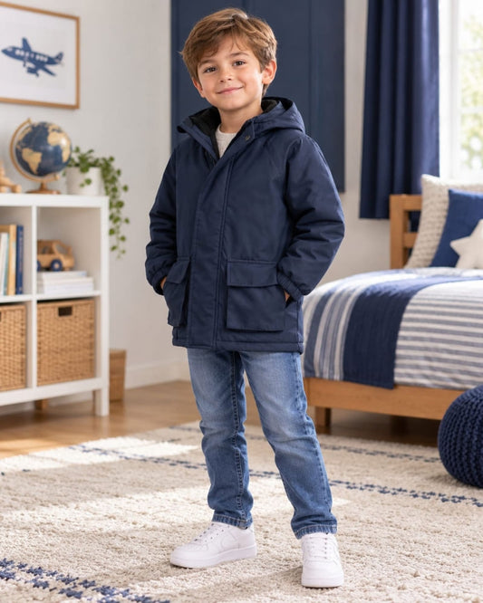 CHAQUETA IMPERMEABLE FIYAT AZUL