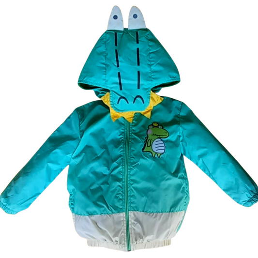 CHAQUETA IMPERMEABLE COCODRILO VERDE