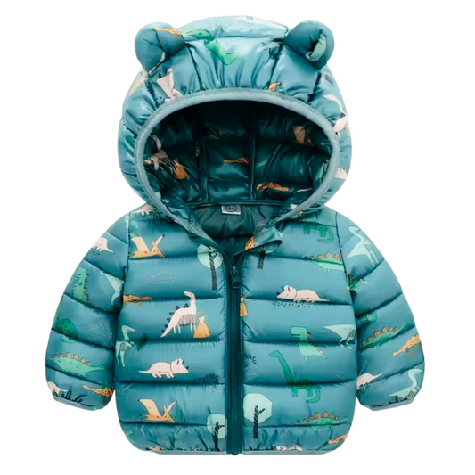 CHAQUETA BOMPER DINOSAURIO VERDE