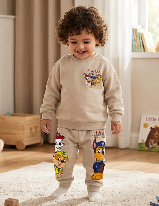 CONJUNTO SUDADERA PAW PATROL BEIGE