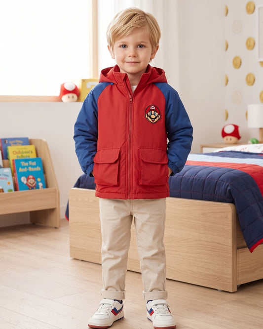 CHAQUETA IMPERMEABLE MARIO BROS