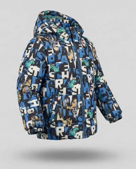 CHAQUETA IMPORTADA DINO AZUL