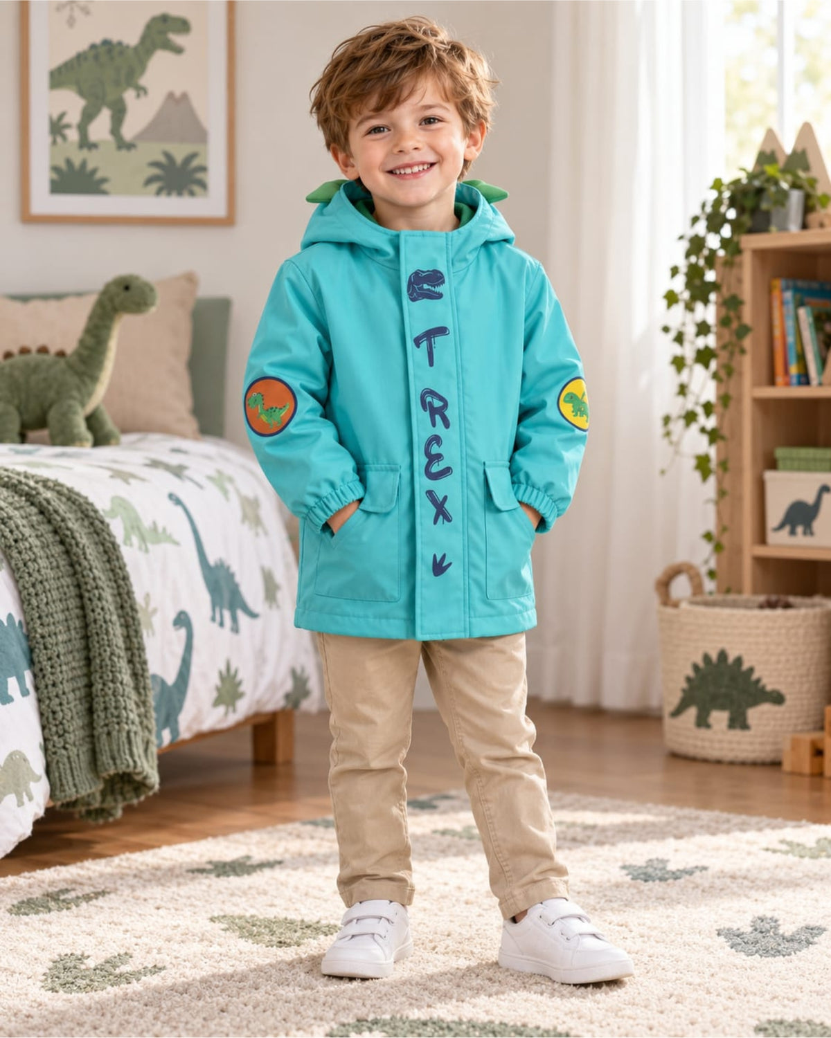 CHAQUETA IMPERMEABLE TREX VERDE