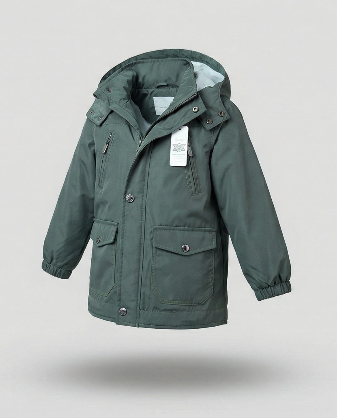 CHAQUETA IMPERMEABLE VERDE