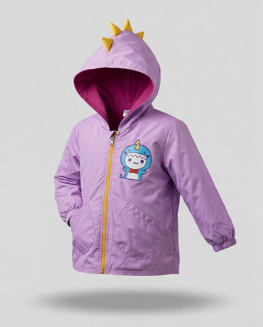 CHAQUETA IMPERMEABLE DINO LILA