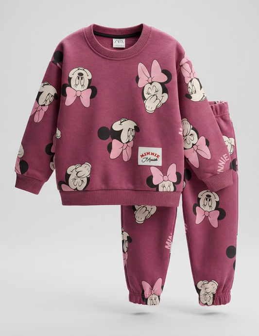 CONJUNTO SUDADERA MINNIE MORA