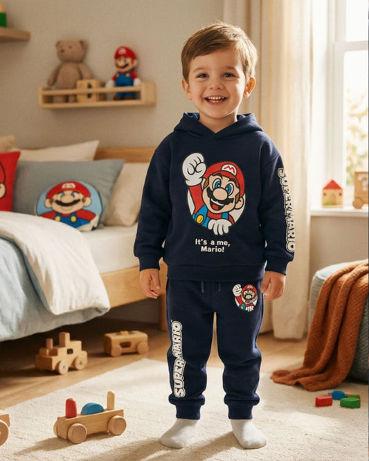CONJUNTO SUDADERA MARIO NEGRA