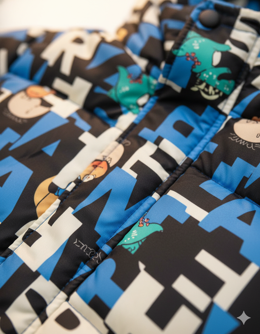 CHAQUETA IMPORTADA DINO AZUL