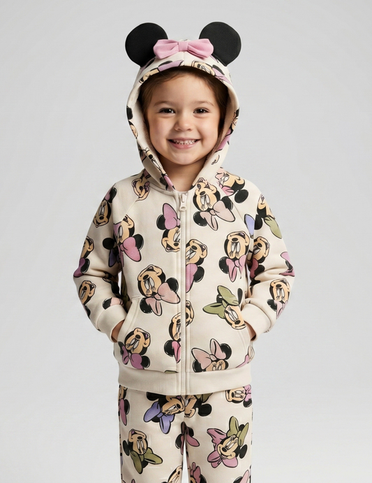 CONJUNTO SUDADERA MINNIE MOUSE CREMALLERA