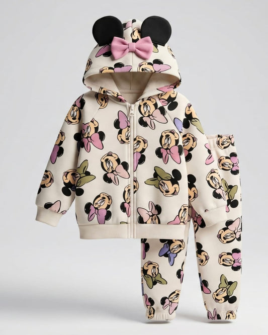 CONJUNTO SUDADERA MINNIE MOUSE CREMALLERA